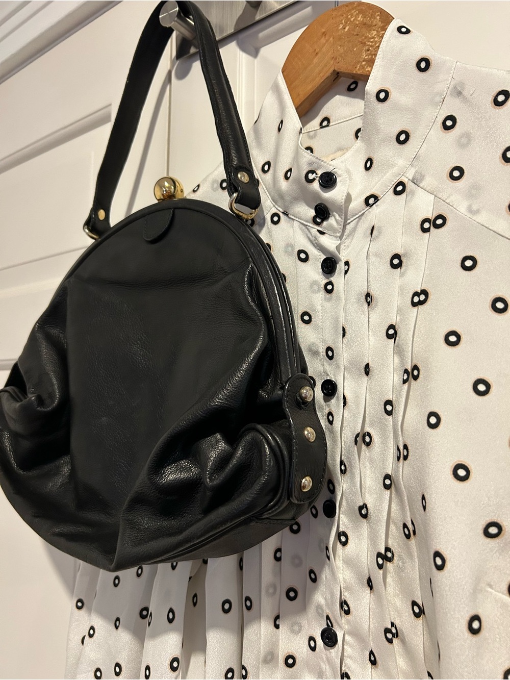 Hobbs leather handbag